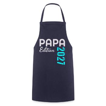 BABY DAD 2027 EDITION - Cooking Apron - navy - Front - AI Model Male 185 dark (185cm)