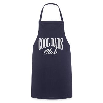 Cool Dads Club Logo - Kochschürze - Navy - Vorne - AI Model Male 185 dark (185cm)