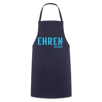 Ehrenzutat Beziehung - Kochschürze - Navy - Vorne - AI Model Male 185 dark (185cm)