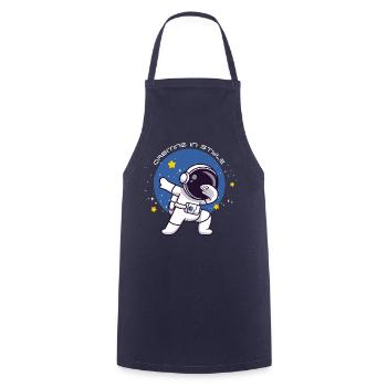 Orbiting In Style Astronaut Dabbing Geschenk - Kochschürze - Navy - Vorne - AI Model Male 185 dark (185cm)