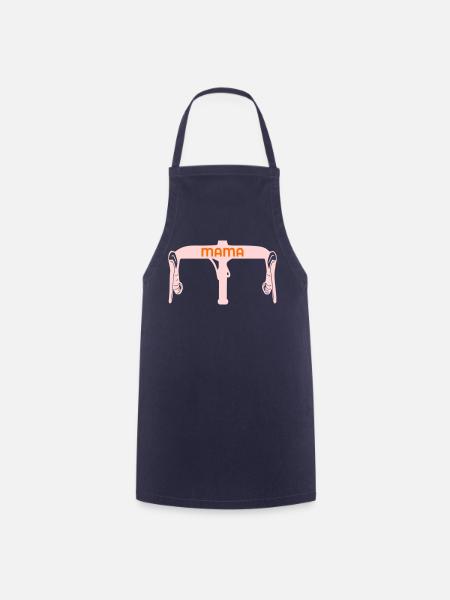 Rennrad Lenker Mama - Kochschürze - Navy