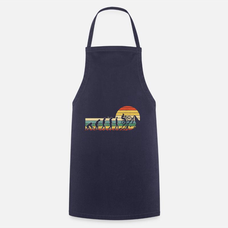 Evolution VTT Cyclisme Montagnes Nature - Tablier de cuisine - marine