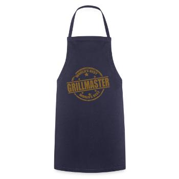Grillmaster Grillen - Cooking Apron - navy - Front - AI Model Male 185 dark (185cm)