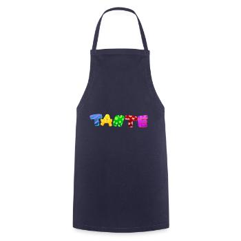 Baby Eltern Kind Geschenk Sprüche Geburt Mama Papa - Kochschürze - Navy - Vorne - AI Model Male 185 dark (185cm)