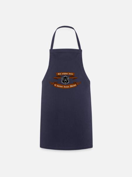 Misserfolg DSA schwarzer Würfel - Kochschürze - Navy