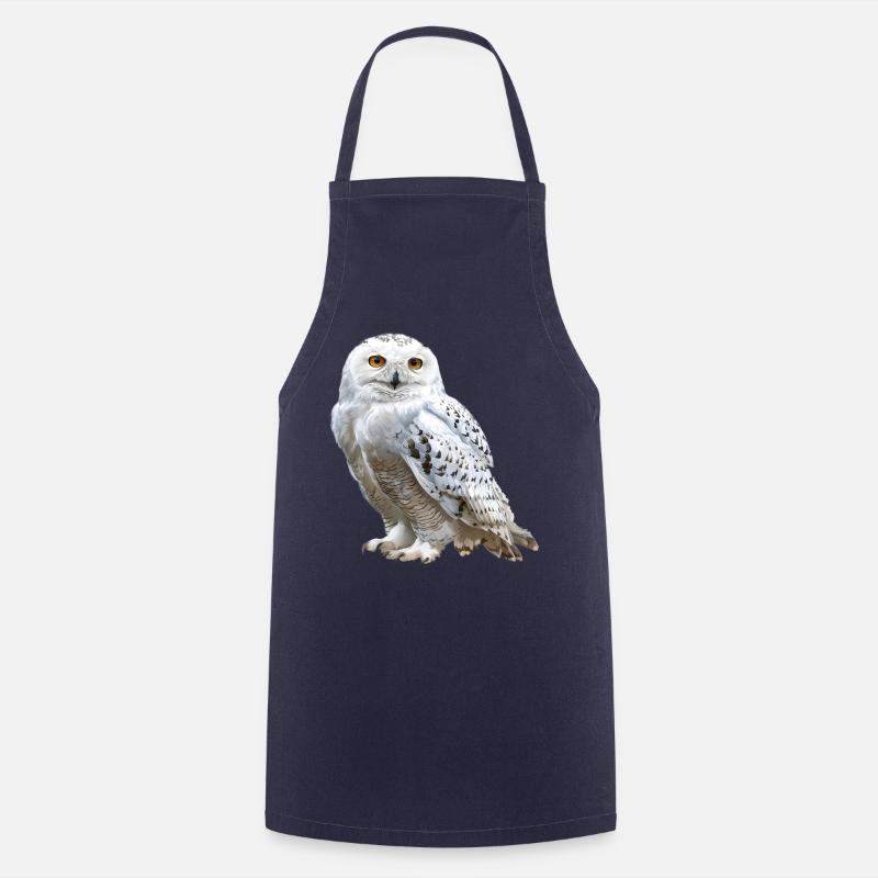 Schnee-Eule - Kochschürze - Navy