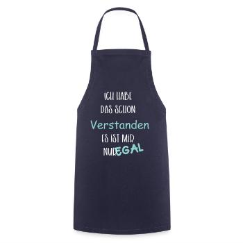 Je l’ai déjà compris - Tablier de cuisine - marine - Devant - AI Model Male 185 dark (185cm)