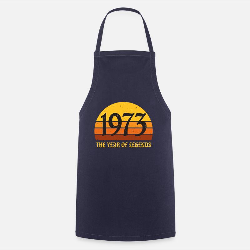 Millésime 1973 - Tablier de cuisine - marine