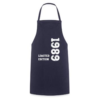 1989 Vintage - Cooking Apron - navy - Front - AI Model Male 185 dark (185cm)