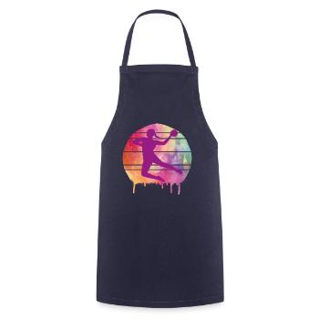 Handball player - Cooking Apron - navy - Front - AI Model Male 185 dark (185cm)