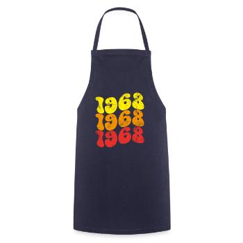 Millésime 1968 - Tablier de cuisine - marine - Devant - AI Model Male 185 dark (185cm)