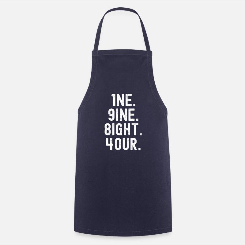 Millésime 1984 - Tablier de cuisine - marine