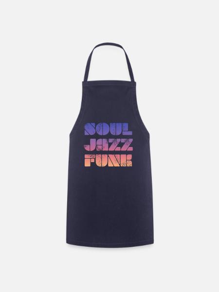 Soul Jazz Funk - Cooking Apron - navy