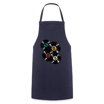 Millésime 2003 - Tablier de cuisine - marine - Devant - AI Model Male 185 dark (185cm)