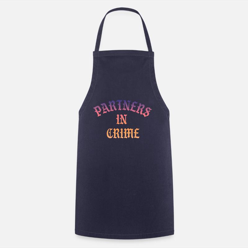 Partners in Crime - Cooking Apron - navy