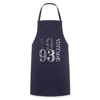 1993 31e anniversaire - Tablier de cuisine - marine - Devant - AI Model Male 185 dark (185cm)