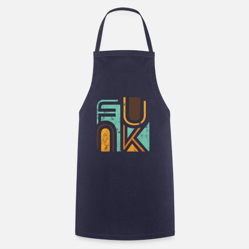 Funk Rétro - Tablier de cuisine - marine