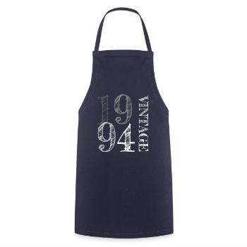 1994 Jahrgang Vintage Geburtstag Geschenk - Kochschürze - Navy - Vorne - AI Model Male 185 dark (185cm)