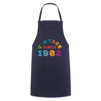 Millésime 1982 - Tablier de cuisine - marine - Devant - AI Model Male 185 dark (185cm)
