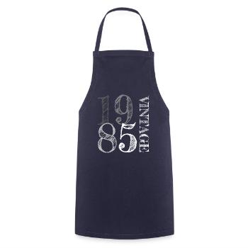 Millésime 1985 - Tablier de cuisine - marine - Devant - AI Model Male 185 dark (185cm)