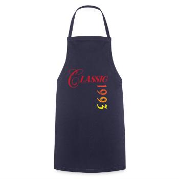 1993 31e anniversaire - Tablier de cuisine - marine - Devant - AI Model Male 185 dark (185cm)
