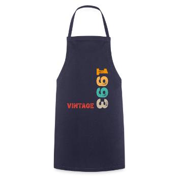 1993 31st birthday - Cooking Apron - navy - Front - AI Model Male 185 dark (185cm)