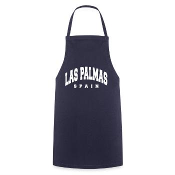 Las Palmas - Cooking Apron - navy - Front - AI Model Male 185 dark (185cm)