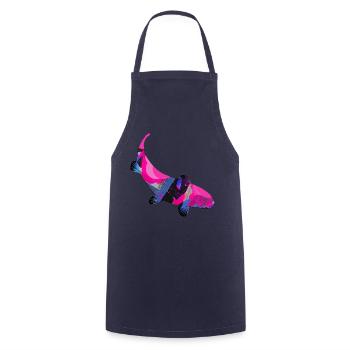 koi,koi carp,fish, colorful,pink - Cooking Apron - navy - Front - AI Model Male 185 dark (185cm)