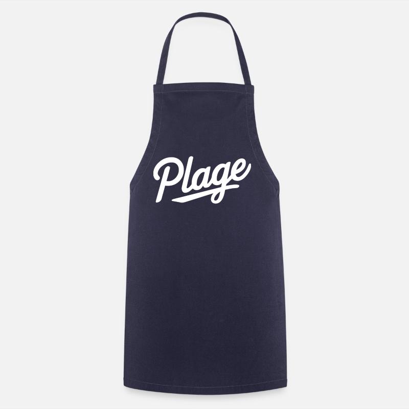 Plage - Tablier de cuisine - marine