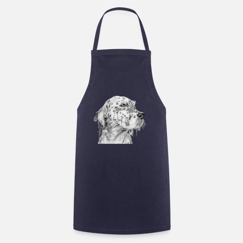 Setter anglais anglais - Tablier de cuisine - marine
