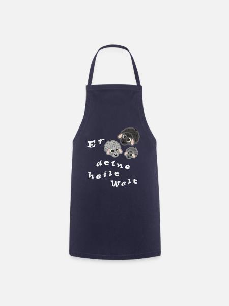 Erschafe deine heile Welt - Kochschürze - Navy