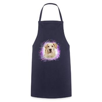Cane Corso,Dog,Painting,Graffiti,Bulldog - Cooking Apron - navy - Front - AI Model Male 185 dark (185cm)
