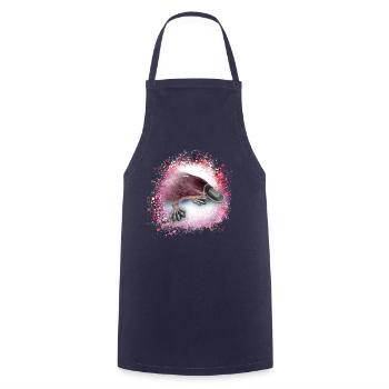 Platypus,platypus,graffiti,painting - Cooking Apron - navy - Front - AI Model Male 185 dark (185cm)