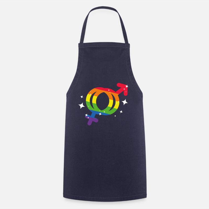Bisexuel - Kochschürze - Navy