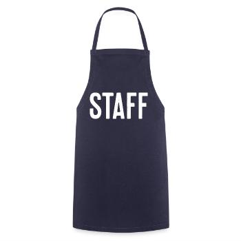 STAFF - Tablier de cuisine - marine - Devant - AI Model Male 185 dark (185cm)