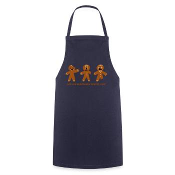 Ready, set, go! - Cooking Apron - navy - Front - AI Model Male 185 dark (185cm)