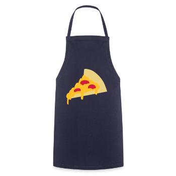 Pizza - Cooking Apron - navy - Front - AI Model Male 185 dark (185cm)