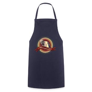 facepalm - Cooking Apron - navy - Front - AI Model Male 185 dark (185cm)