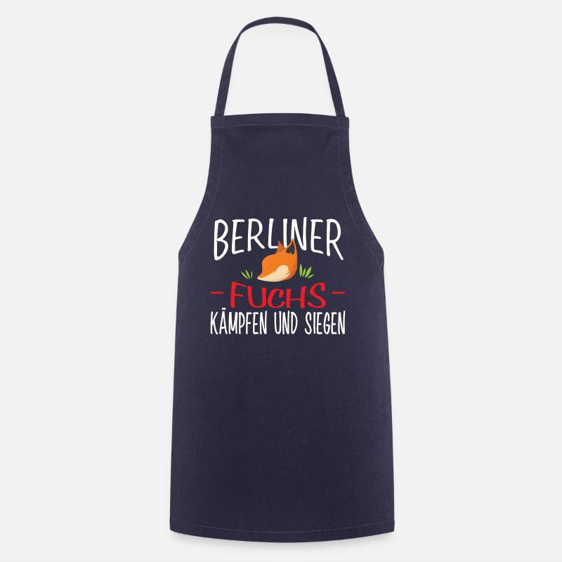 Berliner Fuchs - Kochschürze - Navy