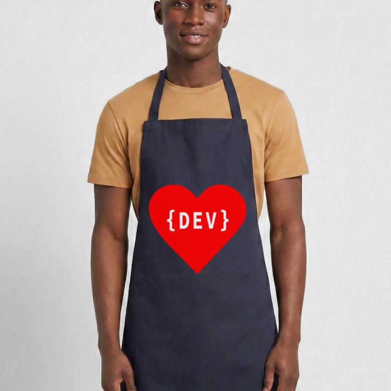 Software Developer, Liebe Code DEV Développeur Tag Tablier de cuisine