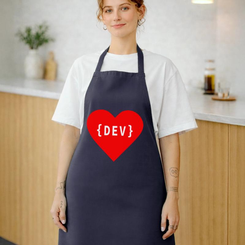 Software Developer, Liebe Code DEV Développeur Tag Tablier de cuisine