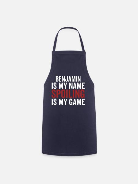 Benjamin ist mein Name Verderben ist mein Spiel - Kochschürze - Navy