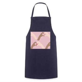 Together - Cooking Apron - navy - Front - AI Model Male 185 dark (185cm)