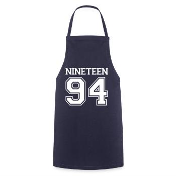 1994 - Cooking Apron - navy - Front - AI Model Male 185 dark (185cm)