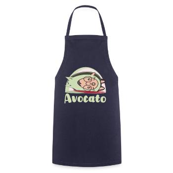 Lol cooler pun Avocado Cartoon Avocato Katzen - Kochschürze - Navy - Vorne - AI Model Male 185 dark (185cm)