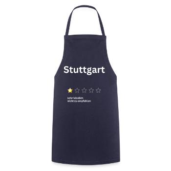 Stuttgart 1star - Kochschürze - Navy - Vorne - AI Model Male 185 dark (185cm)