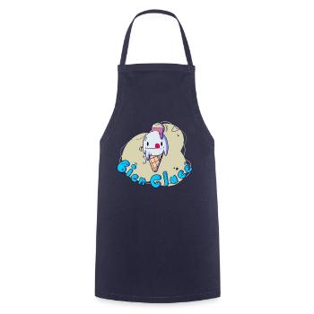 Bien Glacé - Tablier de cuisine - marine - Devant - AI Model Male 185 dark (185cm)