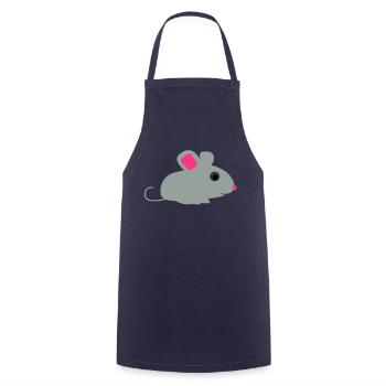 maus - Tablier de cuisine - marine - Devant - AI Model Male 185 dark (185cm)