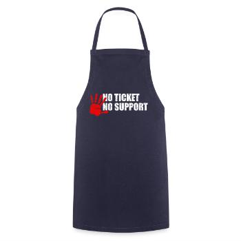 No Ticket No Support Informatik Admin - Kochschürze - Navy - Vorne - AI Model Male 185 dark (185cm)