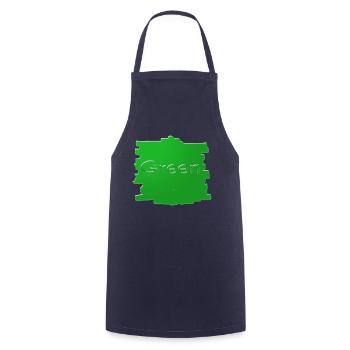 Vert - Tablier de cuisine - marine - Devant - AI Model Male 185 dark (185cm)